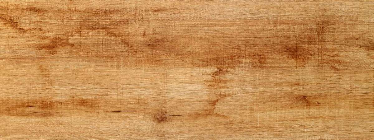 Golden oak board with open grain